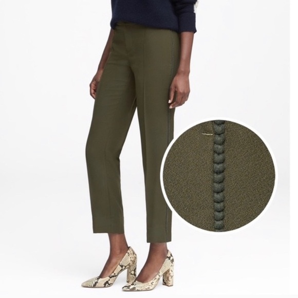 Banana Republic Pants - Banana Republic Avery Pant with Pom Pom Edging